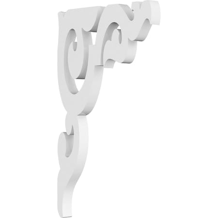 Ekena Millwork Rotherham Architectural Grade PVC Bracket, 5/8"W X 6"D X 10"H BKTP01X06X10RO